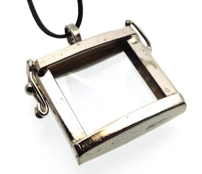 Glass Memory Rectangle Pendant