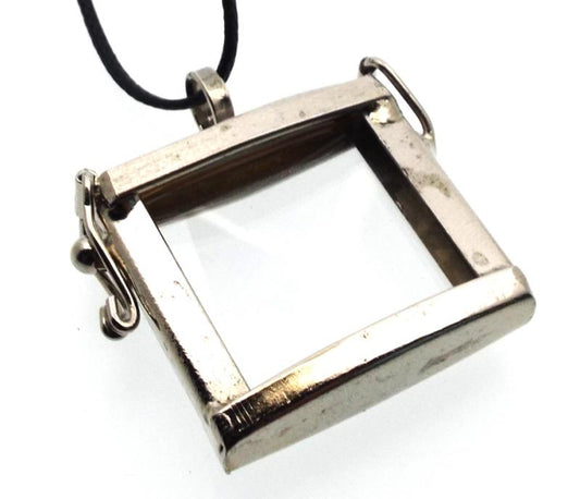 Glass Memory Rectangle Pendant