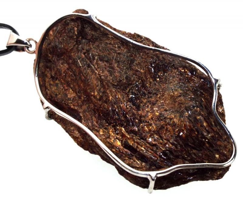 Astrophyllite Gemstone Sterling Silver Pendant 01