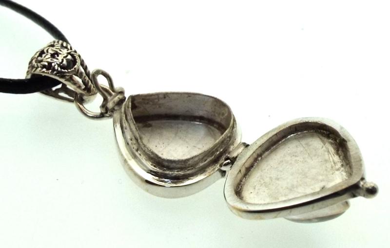 Rainbow Moonstone Sterling Silver Locket