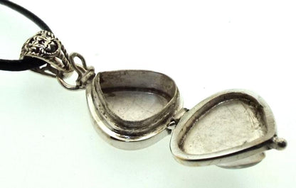 Rainbow Moonstone Sterling Silver Locket