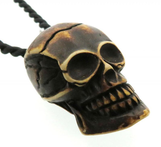 Chunky Resin Skull Pendant