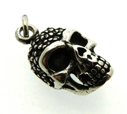 Small Skull Sterling Silver Pendant