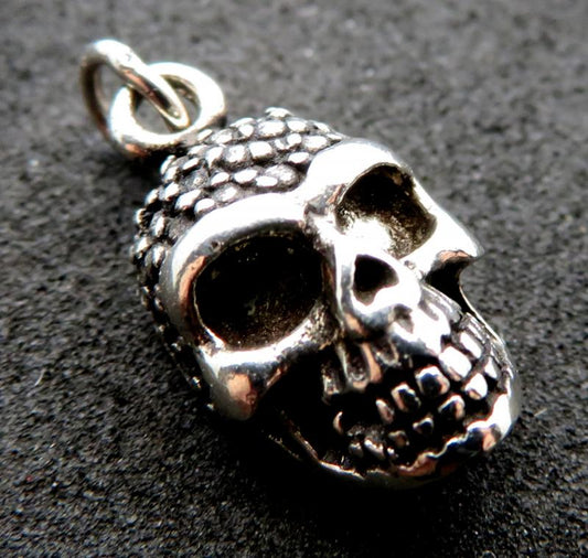 Small Skull Sterling Silver Pendant