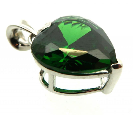Siberian Emerald Quartz Sterling Silver Pendant 01
