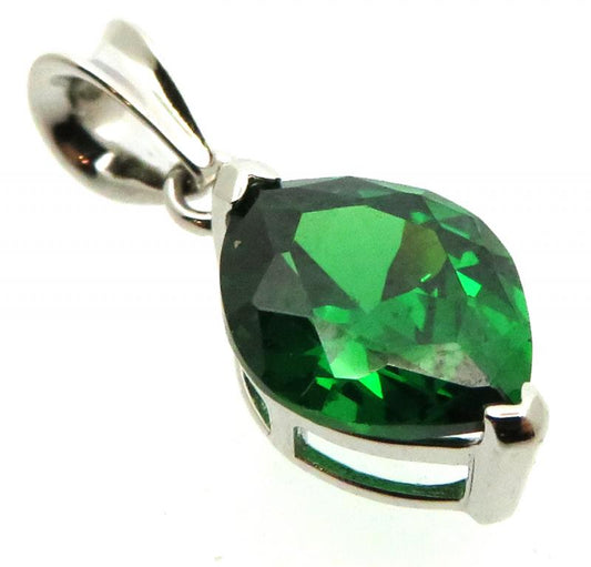 Siberian Emerald Quartz Sterling Silver Pendant 03