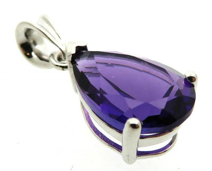 Siberian Amethyst Quartz Sterling Silver Pendant 03