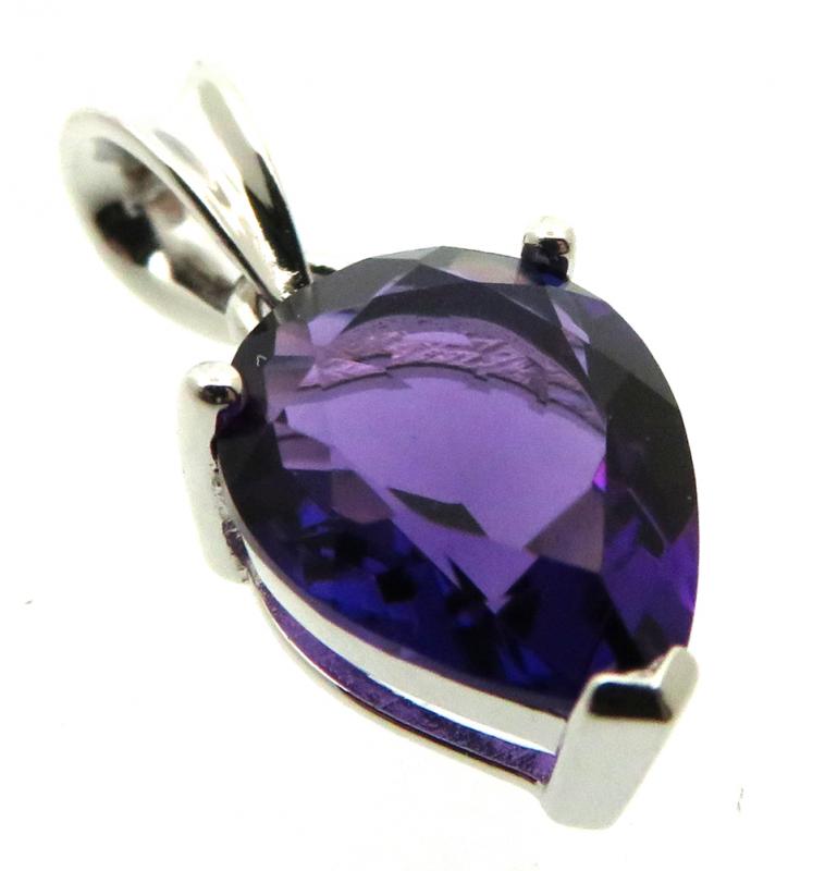 Siberian Amethyst Quartz Sterling Silver Pendant 05