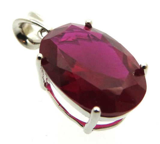 Siberian Ruby Quartz Sterling Silver Pendant 02