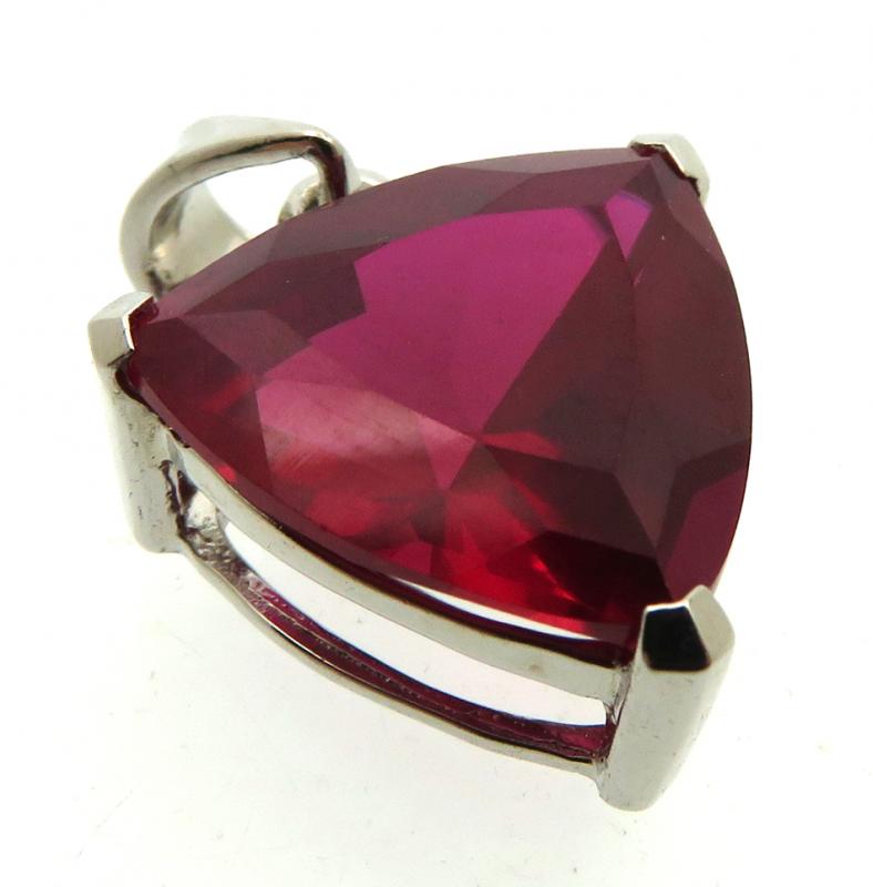 Siberian Ruby Quartz Sterling Silver Pendant 03