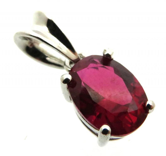 Siberian Ruby Quartz Sterling Silver Pendant 09