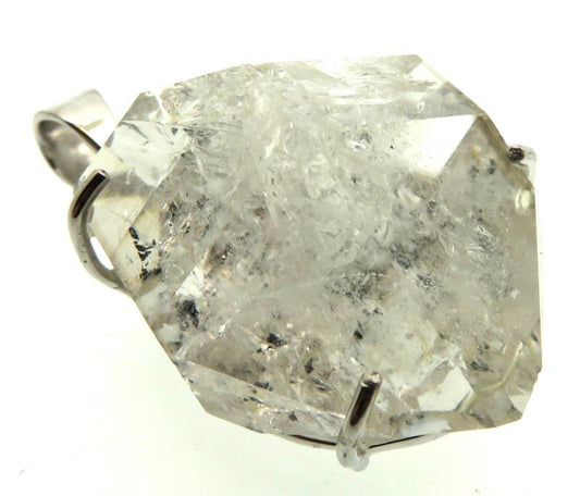 Herkimer Diamond Sterling Silver Pendant 01