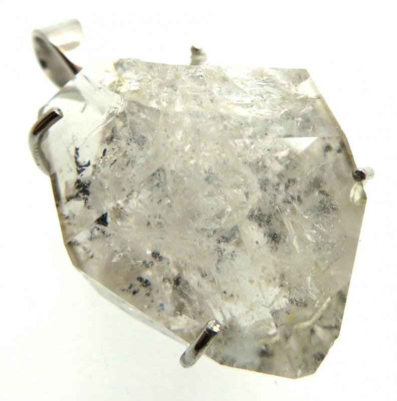 Herkimer Diamond Sterling Silver Pendant 01