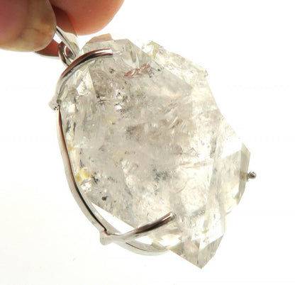 Herkimer Diamond Sterling Silver Pendant 01