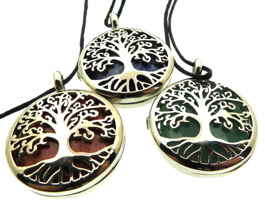 Tree of Life Gemstone Pendant