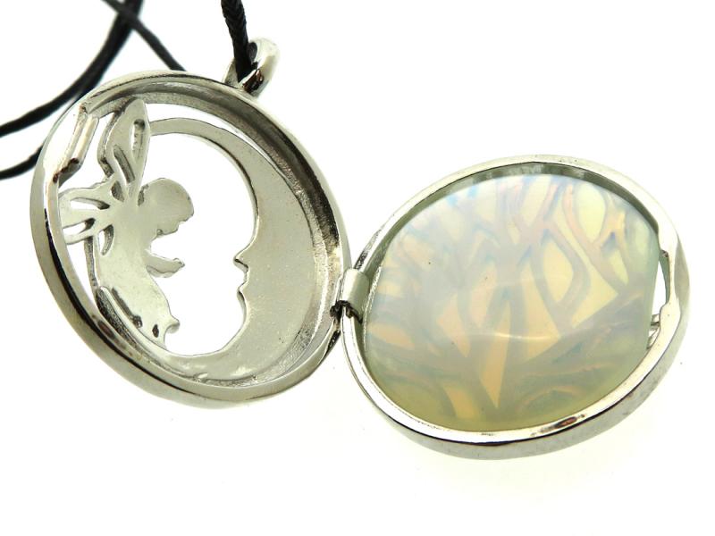 Faerie Moon Opalite Pendant