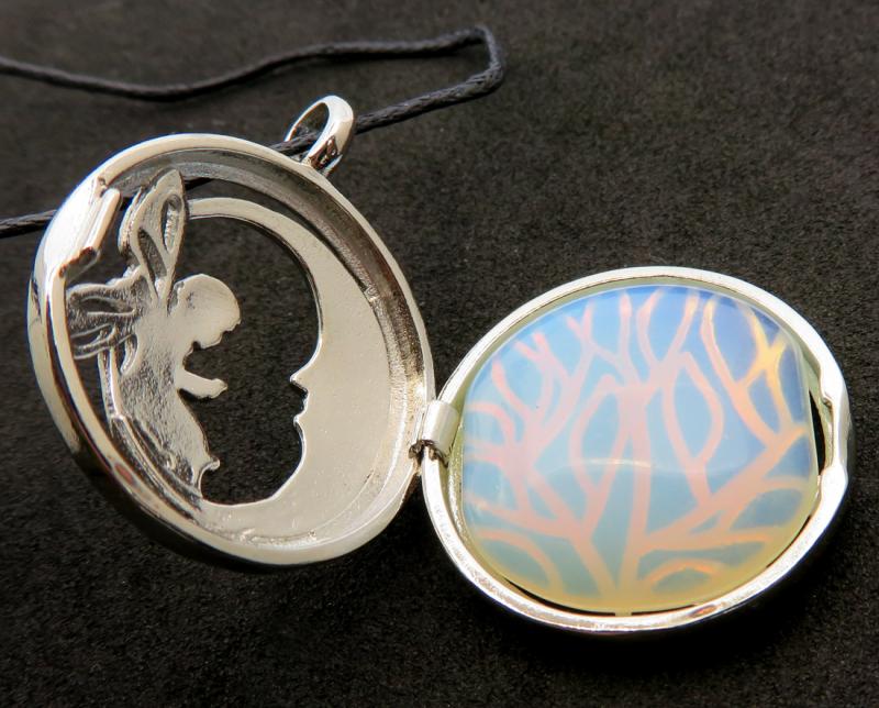 Faerie Moon Opalite Pendant