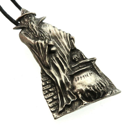Metal Wizard Pendant