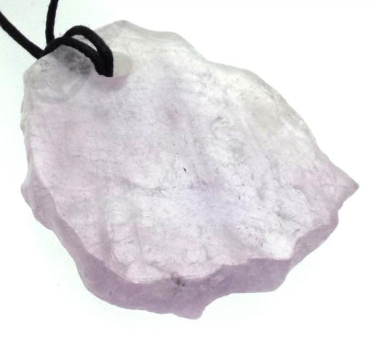 Amethyst Gemstone Polished Slice Pendant 05