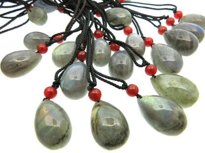 Labradorite Teardrop Bead Pendant