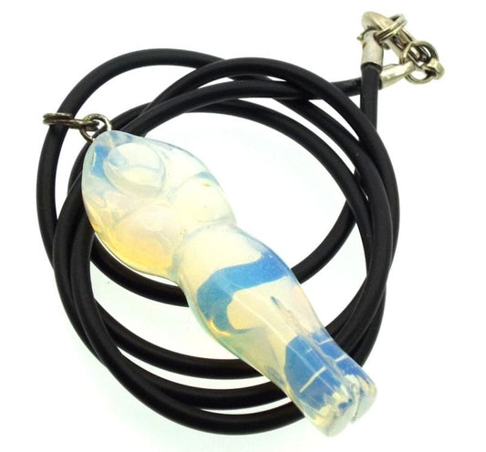 Opalite Gemstone Goddess Pendant