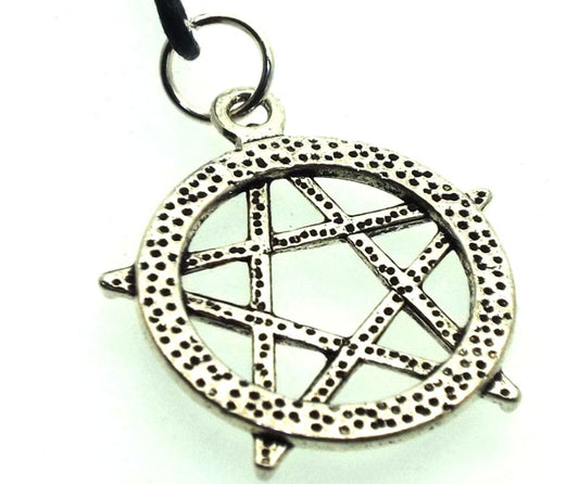 Silver Plated Pentacle Pendant