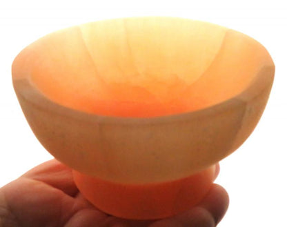Peach Selenite Altar Bowl 03