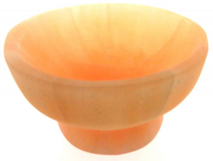 Peach Selenite Altar Bowl 04