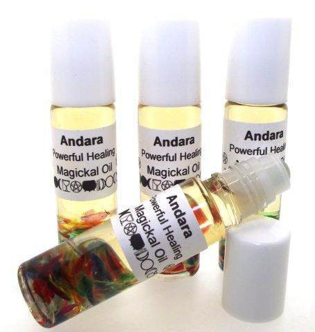 15ml Roll on Bottle Andara Healing Gemstone Oil