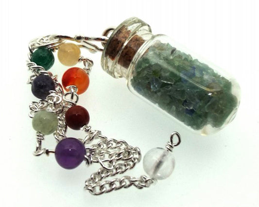 Seven Archangels Gemstone Chakra Pendulum