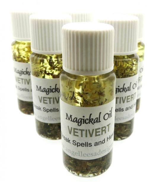 10ml Vetivert Herbal Spell Oil Break a Spell or Hex