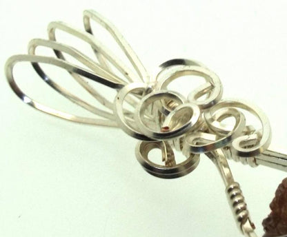 Cactus Quartz Silver Filled Wire Wrapped Pendant 07