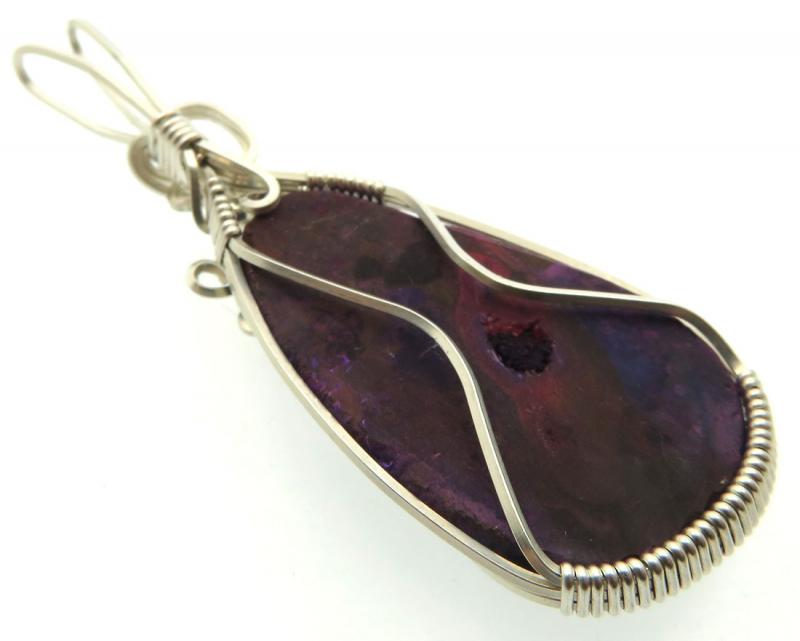 Rock Suji Kelsi Sterling Silver Wire Wrapped Pendant 04