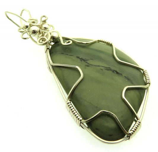 Infinite Silver Plated Wire Wrapped Pendant 01