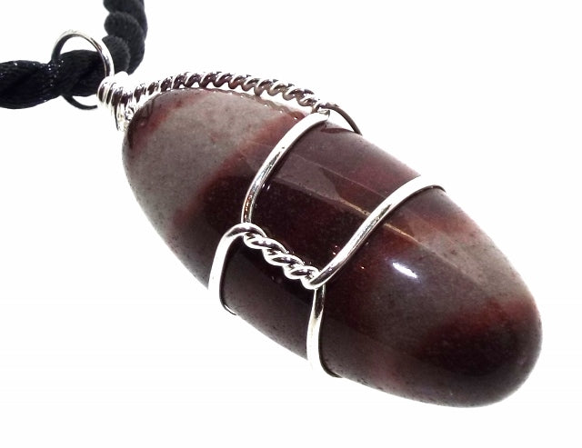 Wired Genuine Indian Shiva Lingam Spiritual Temple Pendant