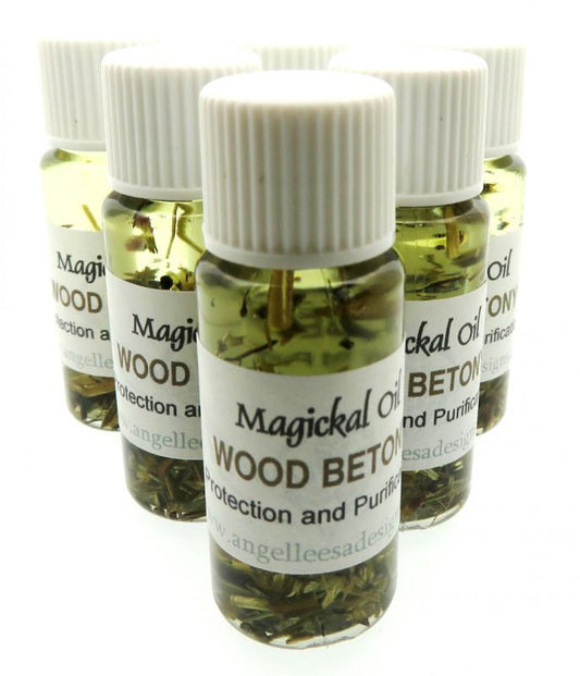 10ml Wood Betony Herbal Spell Oil Remove Evil Spirits