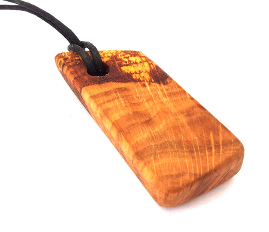 Wooden Oak Hanging Charm 01