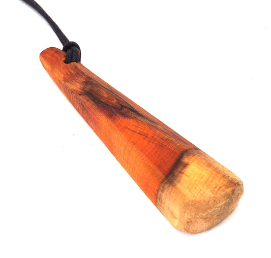 Wooden Yew Hanging Charm 04