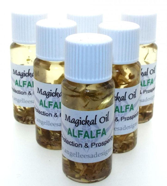 10ml Alfalfa Herbal Spell Oil Protection and Prosperity
