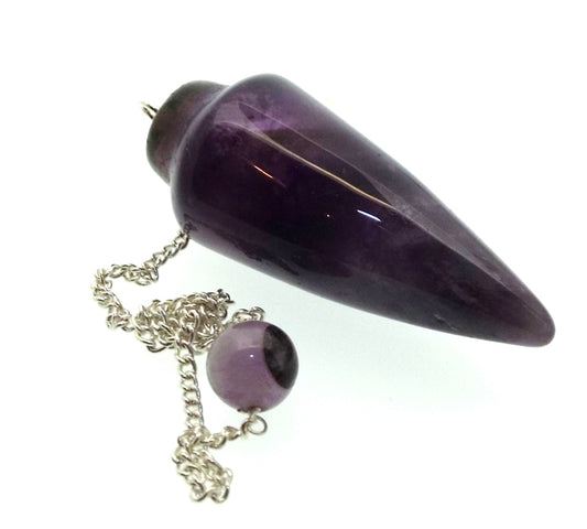 Amethyst Gemstone Cone Pendulum
