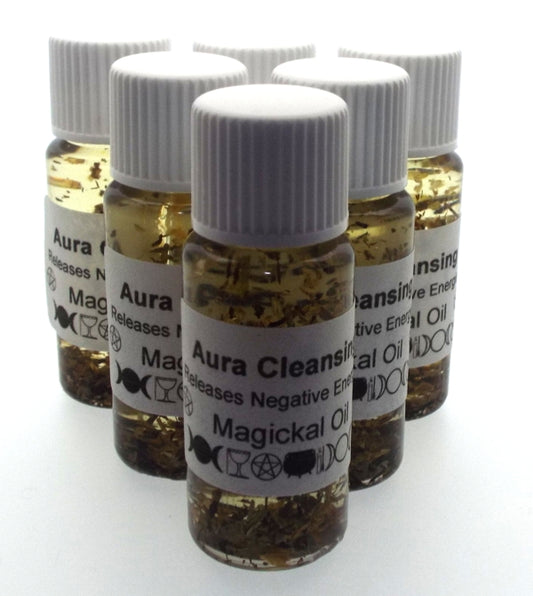 10ml Aura Cleansing Herbal Spell Oil Release Negative Energies