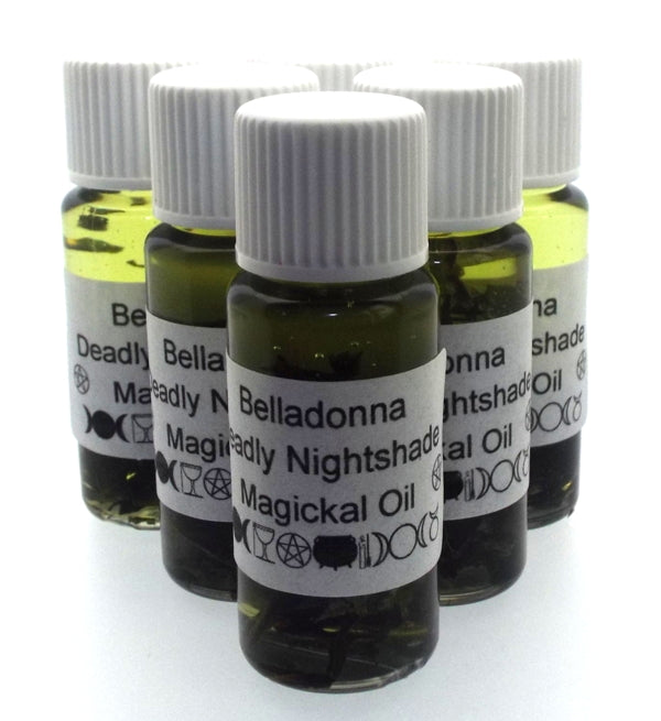10ml Belladonna Deadly Nightshade Herbal Spell Oil Protection