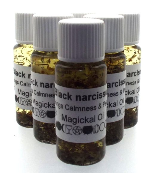 10ml Black Narcissus Herbal Spell Oil Calmness and Peace