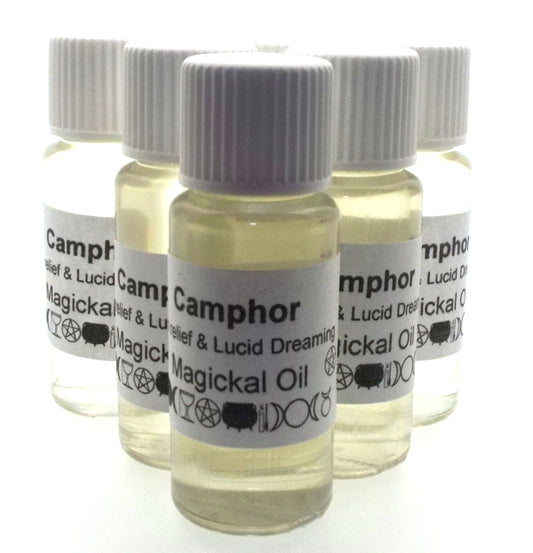 10ml Camphor Herbal Spell Oil Pain Relief And Lucid Dreaming