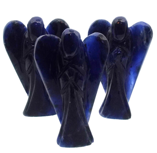 Sodalite Carved Gemstone Angel