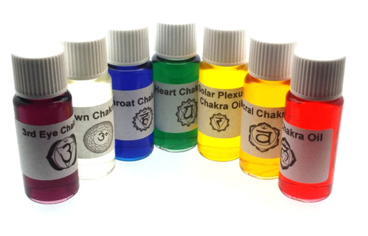 Full set of Seven 10ml Chakra Oils
