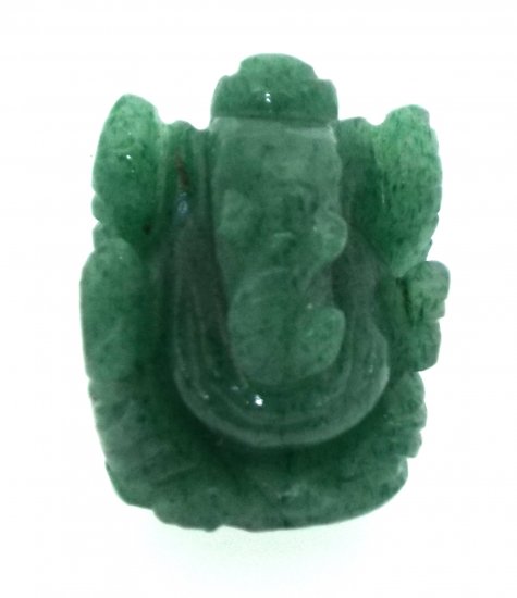 Green Aventurine Carved Ganesha Design 2