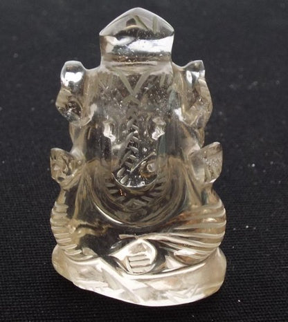 Quartz Carved Ganesha Design 7