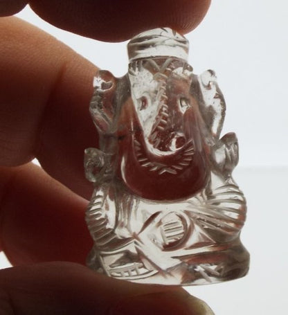Quartz Carved Ganesha Design 7