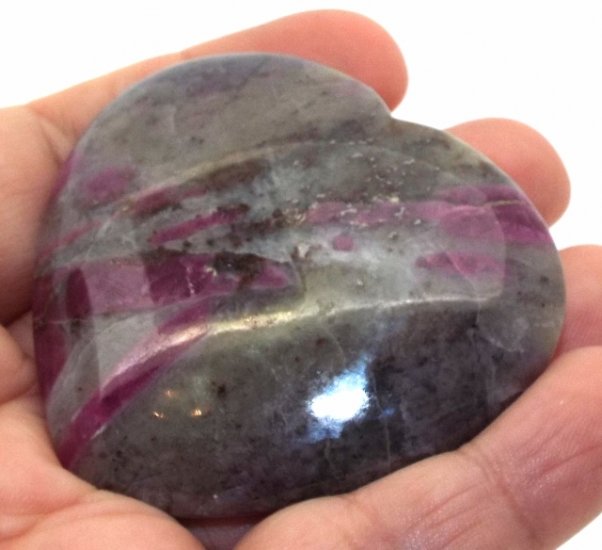 Ruby In Feldspar Heart Shape 4
